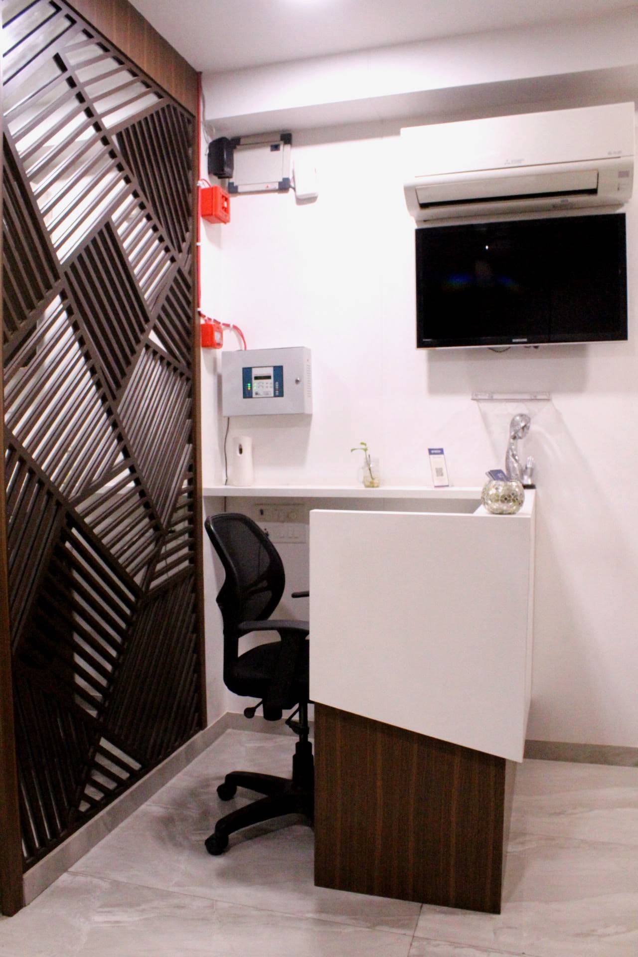 Reception desk at Dental Beats